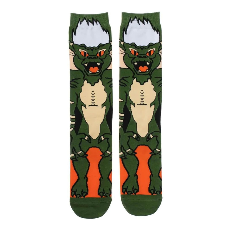 Socks from the film "Gremlins" character with white tuft, unisex movie film