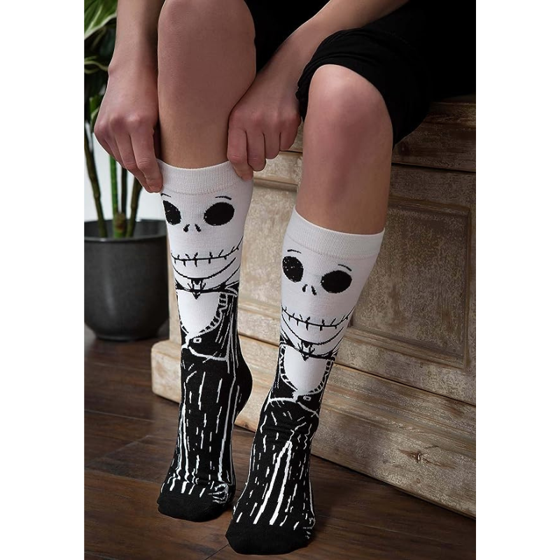 Jack Skeleton socks from Tim Burton's "Nightmare before christmas" movie