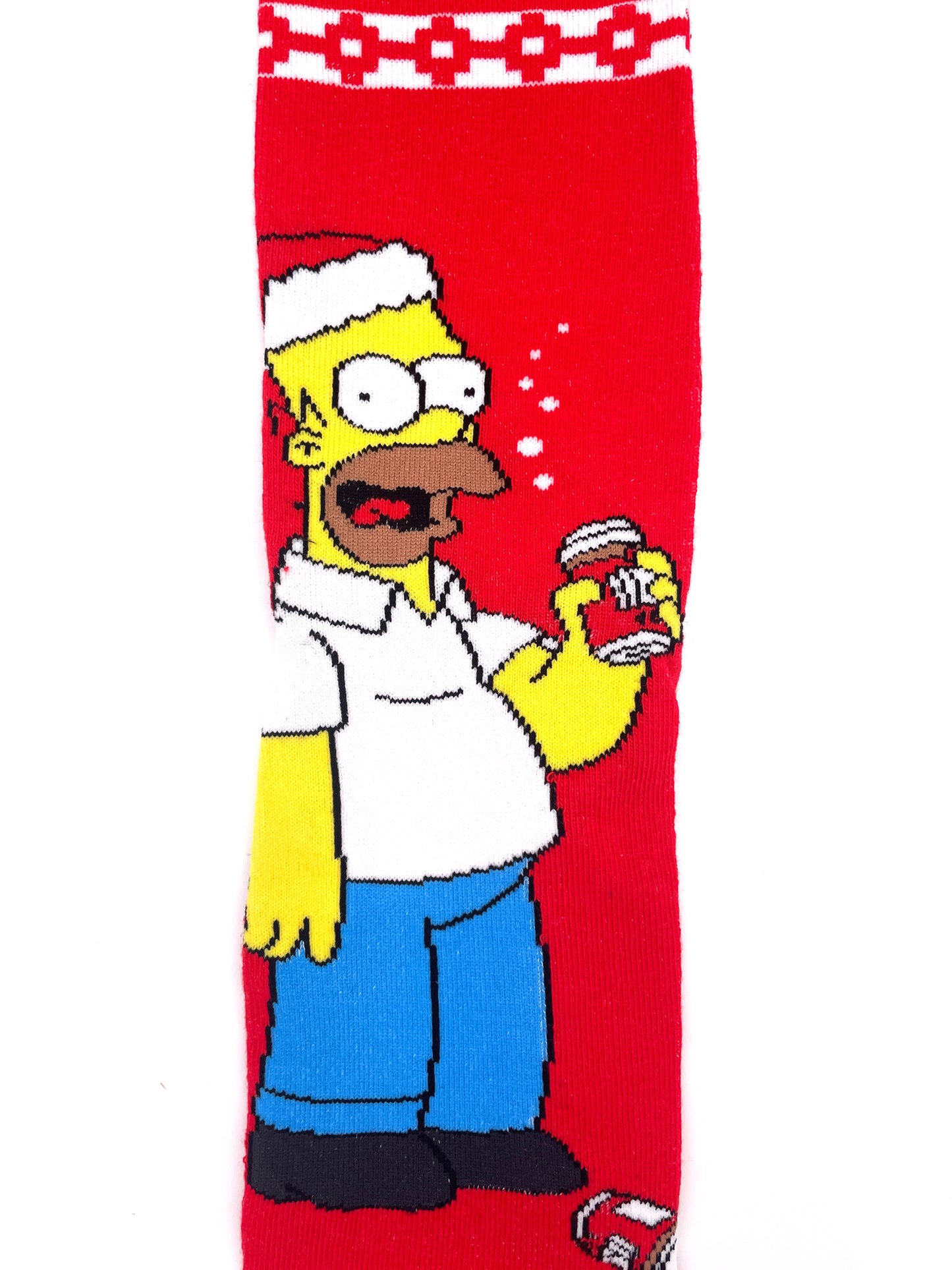 Calzini Homer versione natalizia, dei I Simpson cartone animato movie film unisex