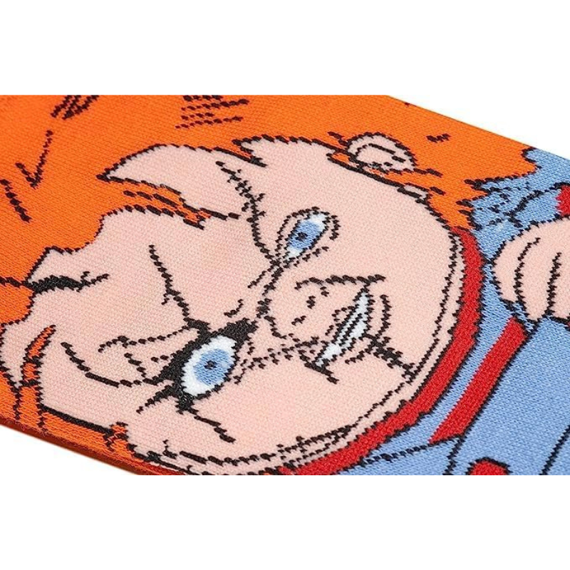 Calzini Chucky del film " La bambola assassina", con la frase "Good Guys", horror movie unisex