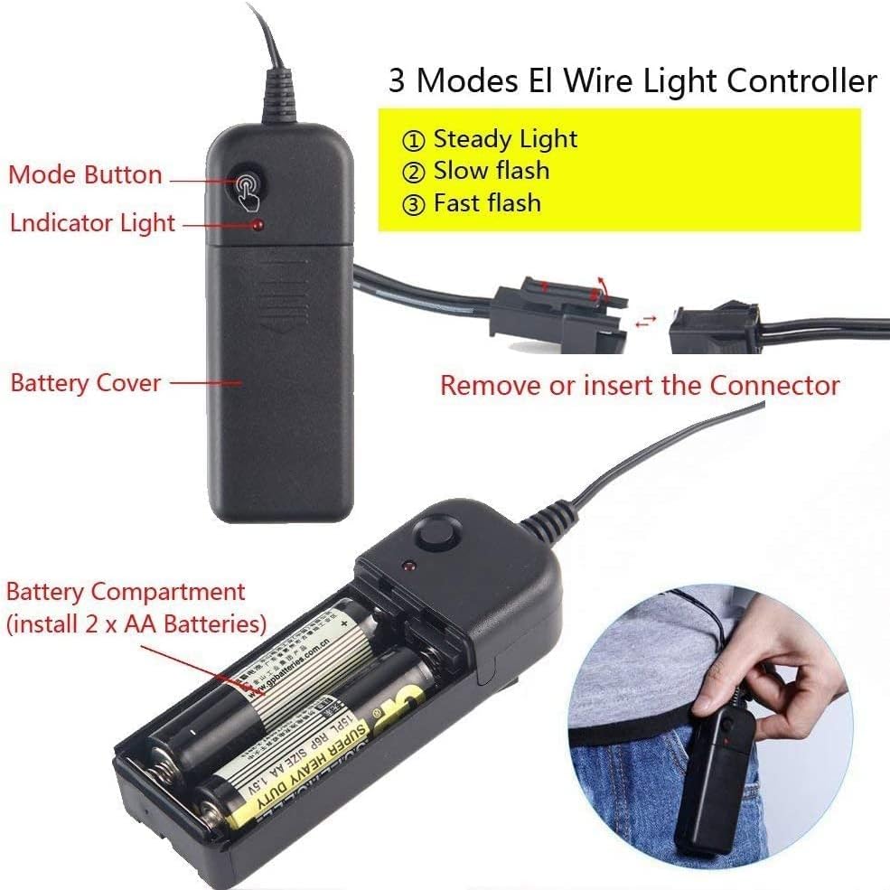 Occhiali led colorati per feste, festival, concerti luminosi con telecomando, scegli il colore