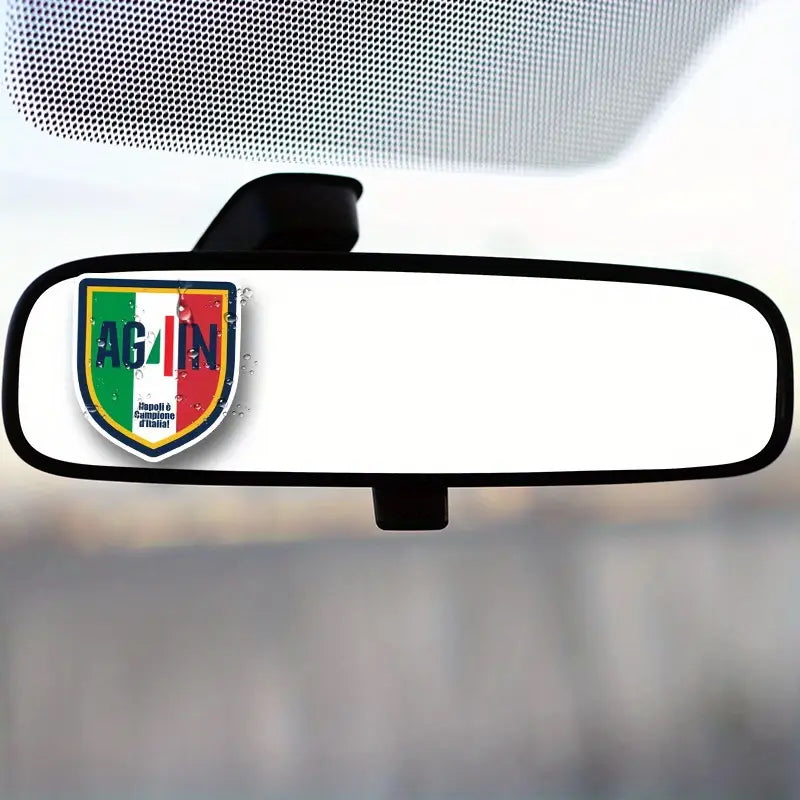Adesivo Again 4 Sticker 4 Napoli, Campioni d'Italia 2025, per auto, cover cellulare