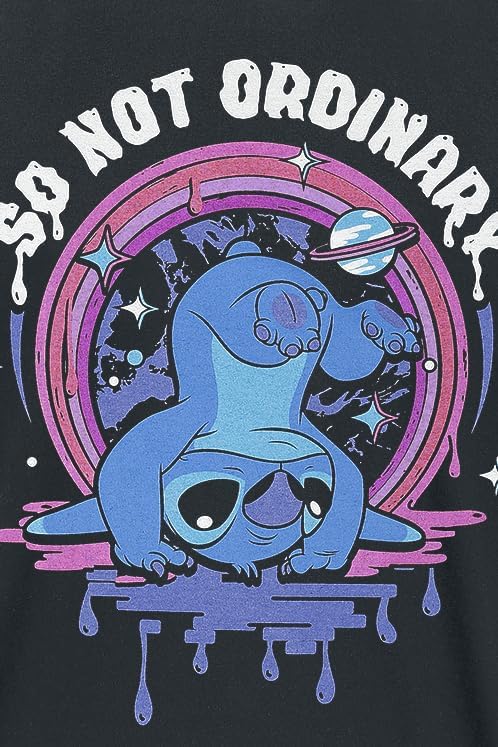 T-Shirt Stitch di Lilo & Stitch con frase