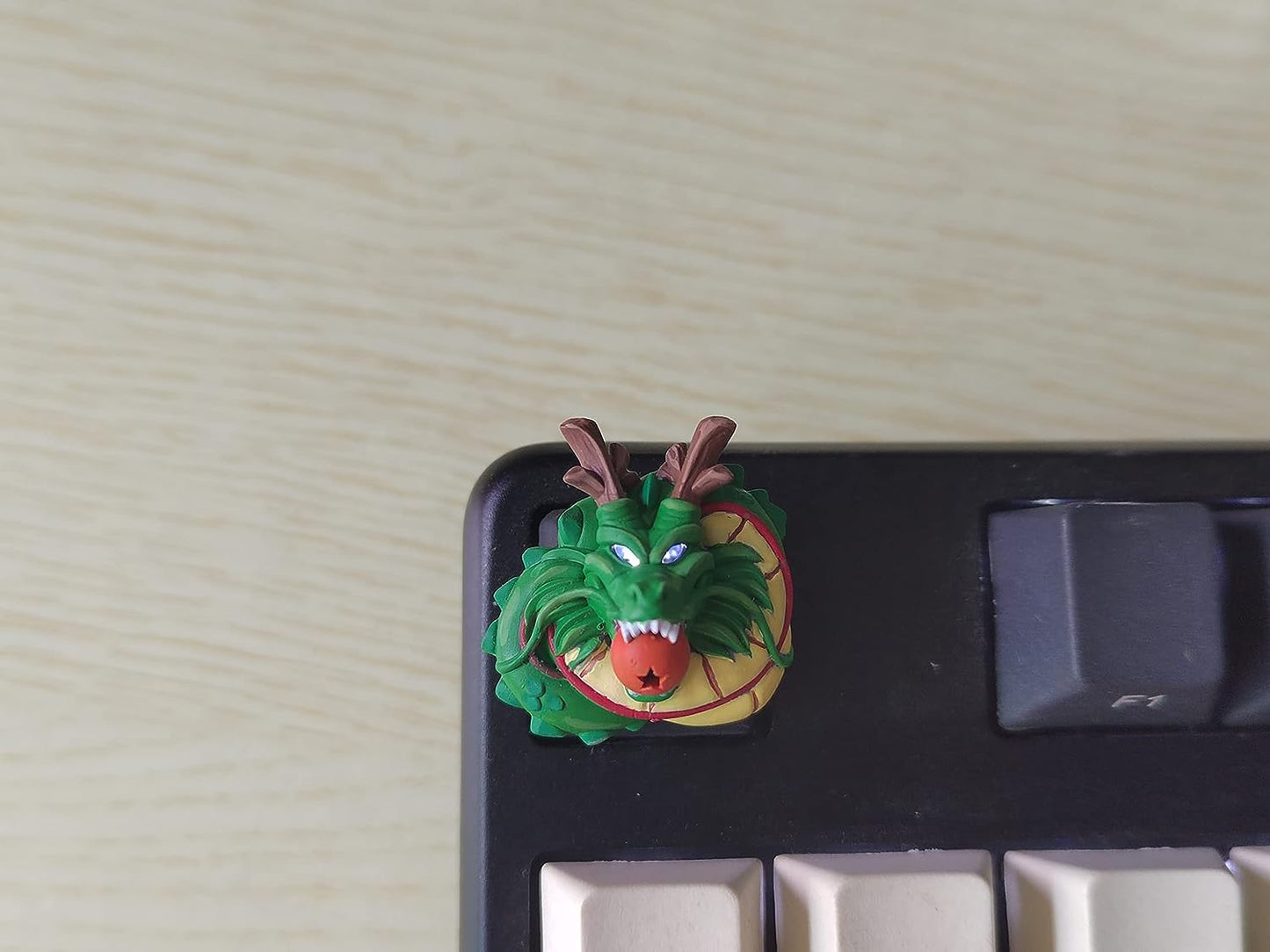 Tasto Dragon Ball, dragon Shenron Artigianale in Resina per Tastiera Meccanica MX, Keyboard keycaps Personalizzato