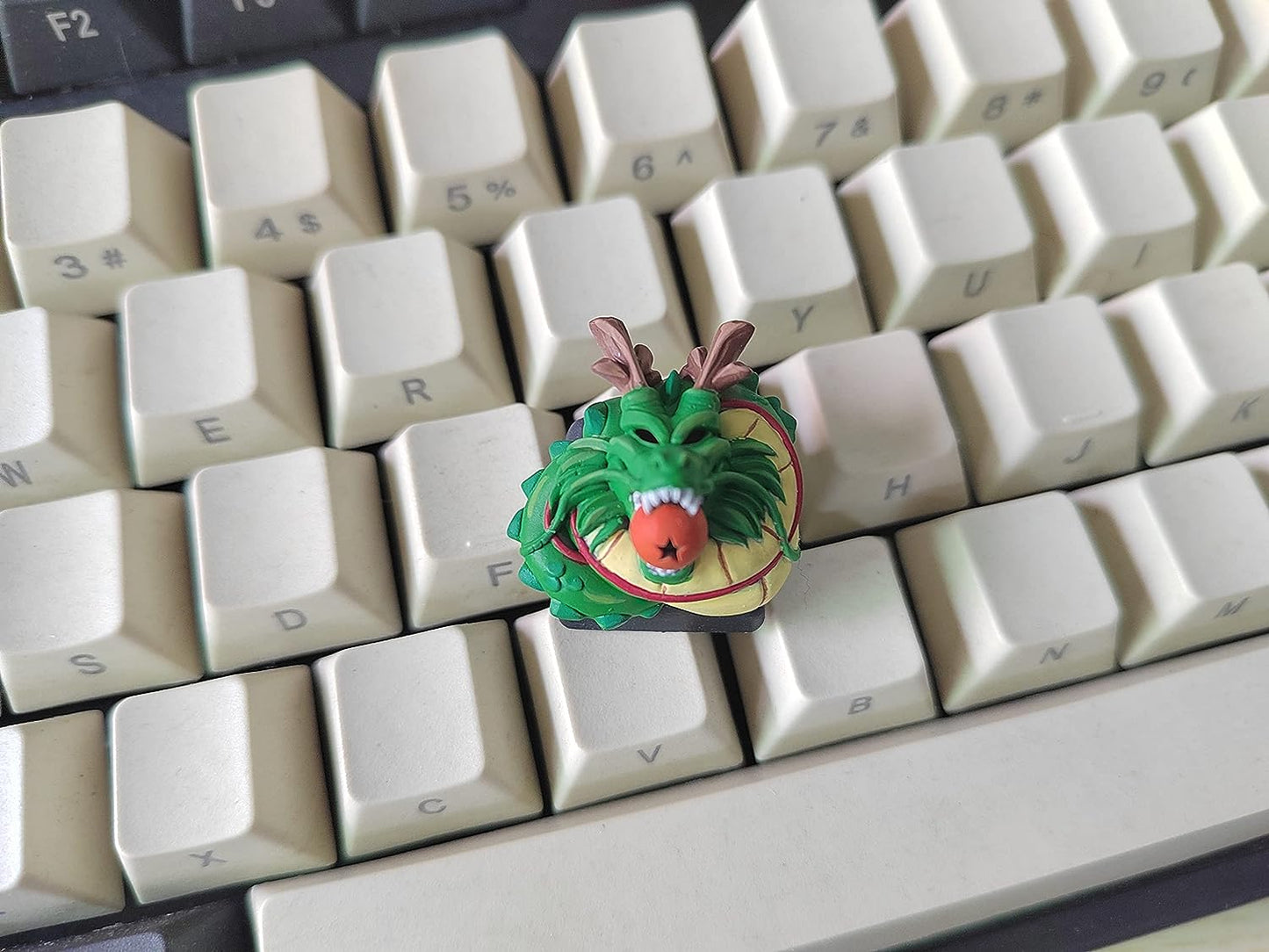 Tasto Dragon Ball, dragon Shenron Artigianale in Resina per Tastiera Meccanica MX, Keyboard keycaps Personalizzato