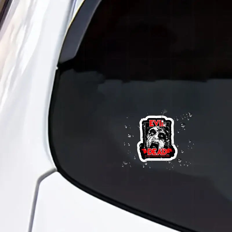 Adesivo sticker Evil Dead La casa, horror film Sam Raimi cult movie per auto, cover cellulare
