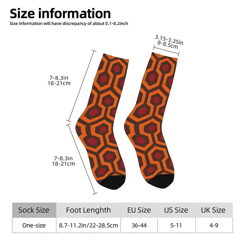 Calzini socks The Shining, tappeto pavimento Overlook Hotel horror movie film unisex