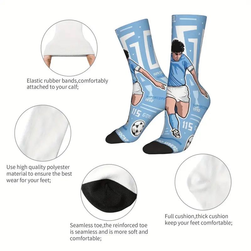 Calzini socks Maradona Napoli tiro ad un pallone, Argentina, Diego Armando unisex