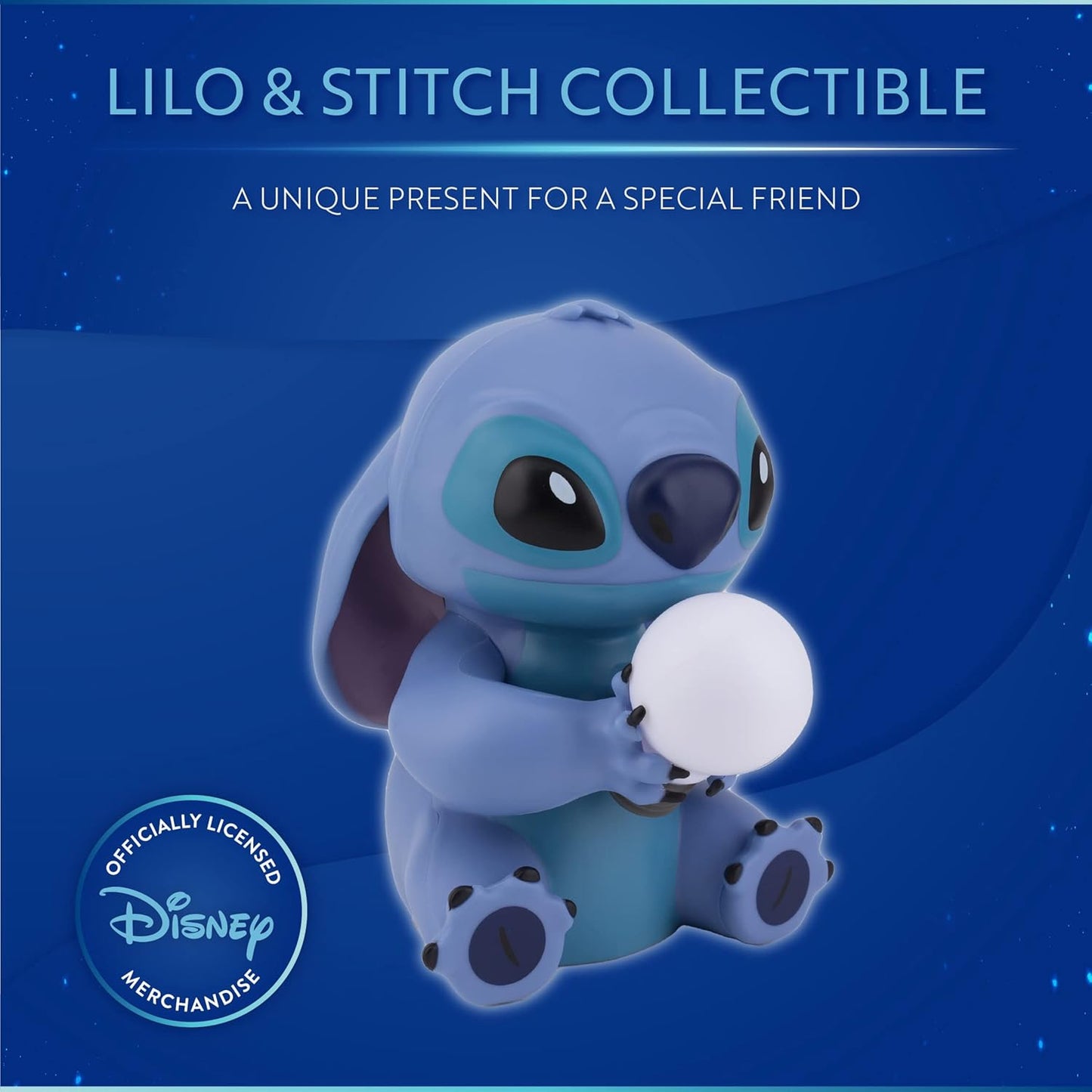 Lampada Stitch, Merchandise Ufficiale Lilo & Stitch, Lampada Collezionabile Disney, Decorazione Notturna per Tavolo da Letto