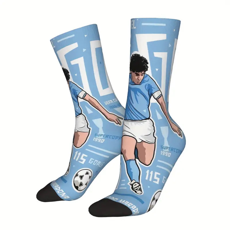 Calzini socks Maradona Napoli tiro ad un pallone, Argentina, Diego Armando unisex