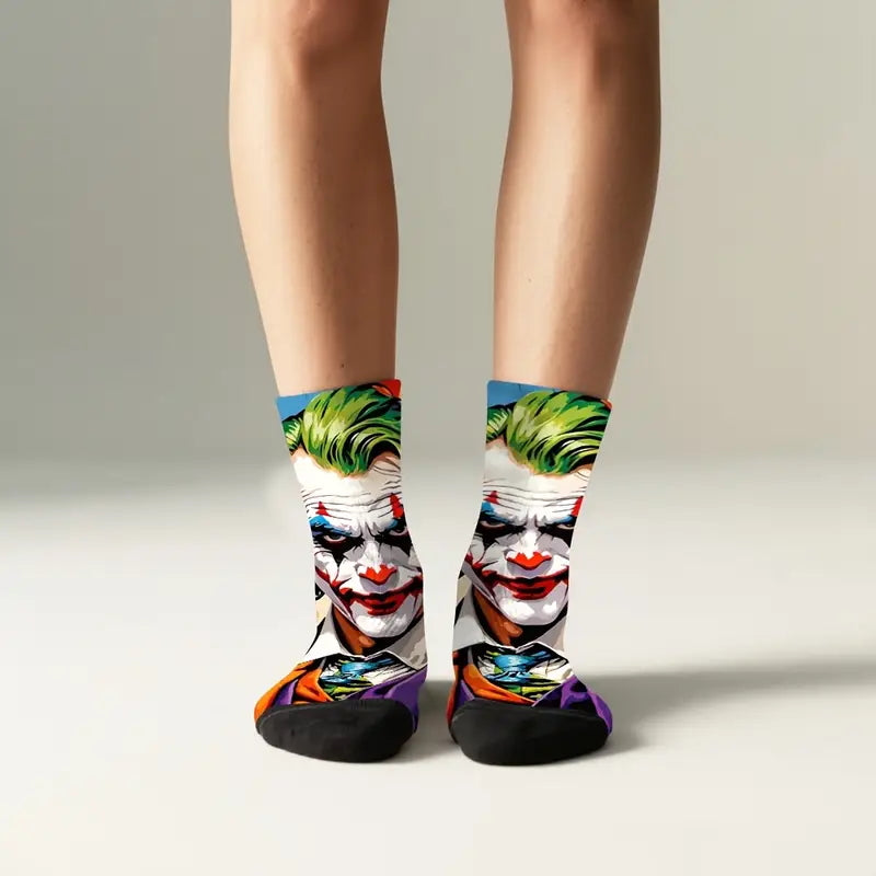 Calzini Joker colorato Joaquin Phoenix, movie film cartone animato, unisex