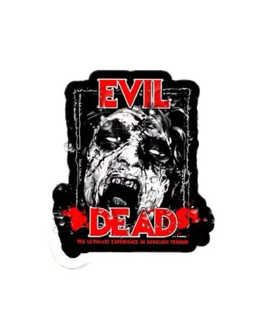 Adesivo sticker Evil Dead La casa, horror film Sam Raimi cult movie per auto, cover cellulare