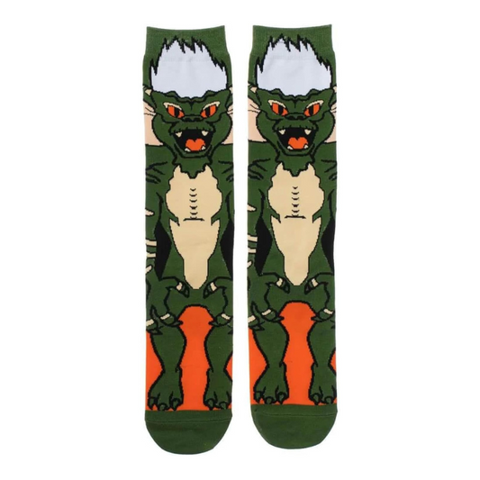 Socks from the film "Gremlins" character with white tuft, unisex movie film