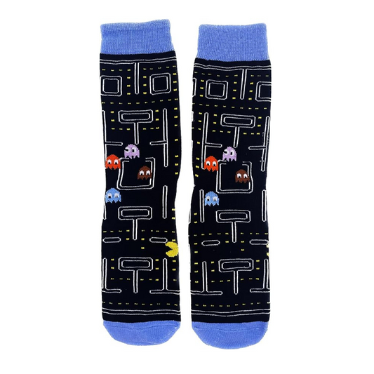 Calzini del videogame "Pacman" unisex vintage nerd