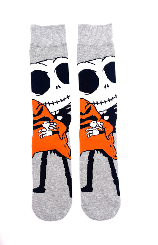 Calzini socks Jack Skeletron e Bau Bau mini, Nightmare before christmas movie film unisex cartoon