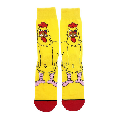 Calzini del cartone animato "I Griffin" personaggio Ernie il pollo, unisex