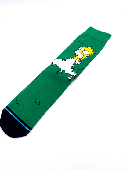 Calzini Homer Simpson nella siepe, I Simpson cartone animato movie film unisex