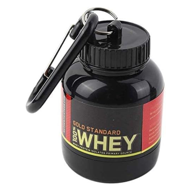 Porta Proteine Grande Whey in Polvere, 60 gr di proteine portatili