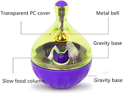 Gioco per Gatti, con campanella, Alimentazione Intelligente interattivo, Pet Game Qi