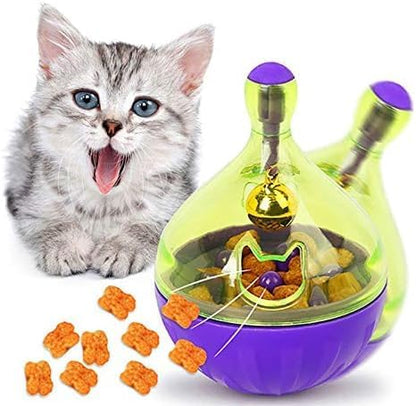 Gioco per Gatti, con campanella, Alimentazione Intelligente interattivo, Pet Game Qi