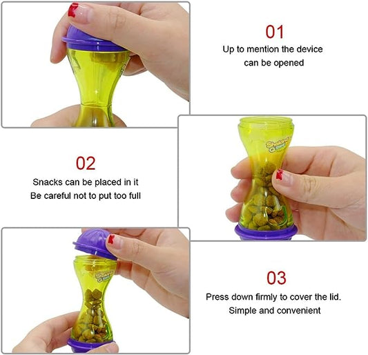 Interactive smart feeding cat toy, Pet Game IQ