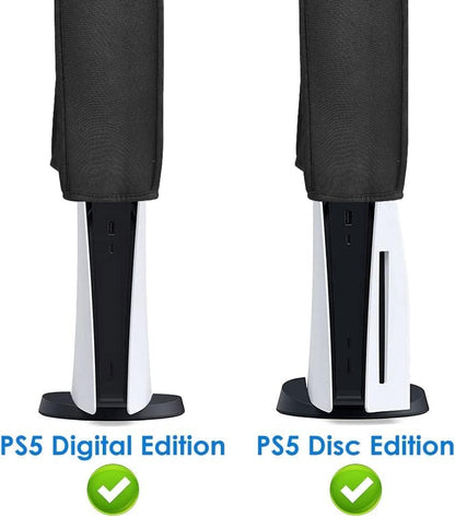 Cover Copertura Playstation 5 con icone controller, antipolvere, morbido e antigraffio