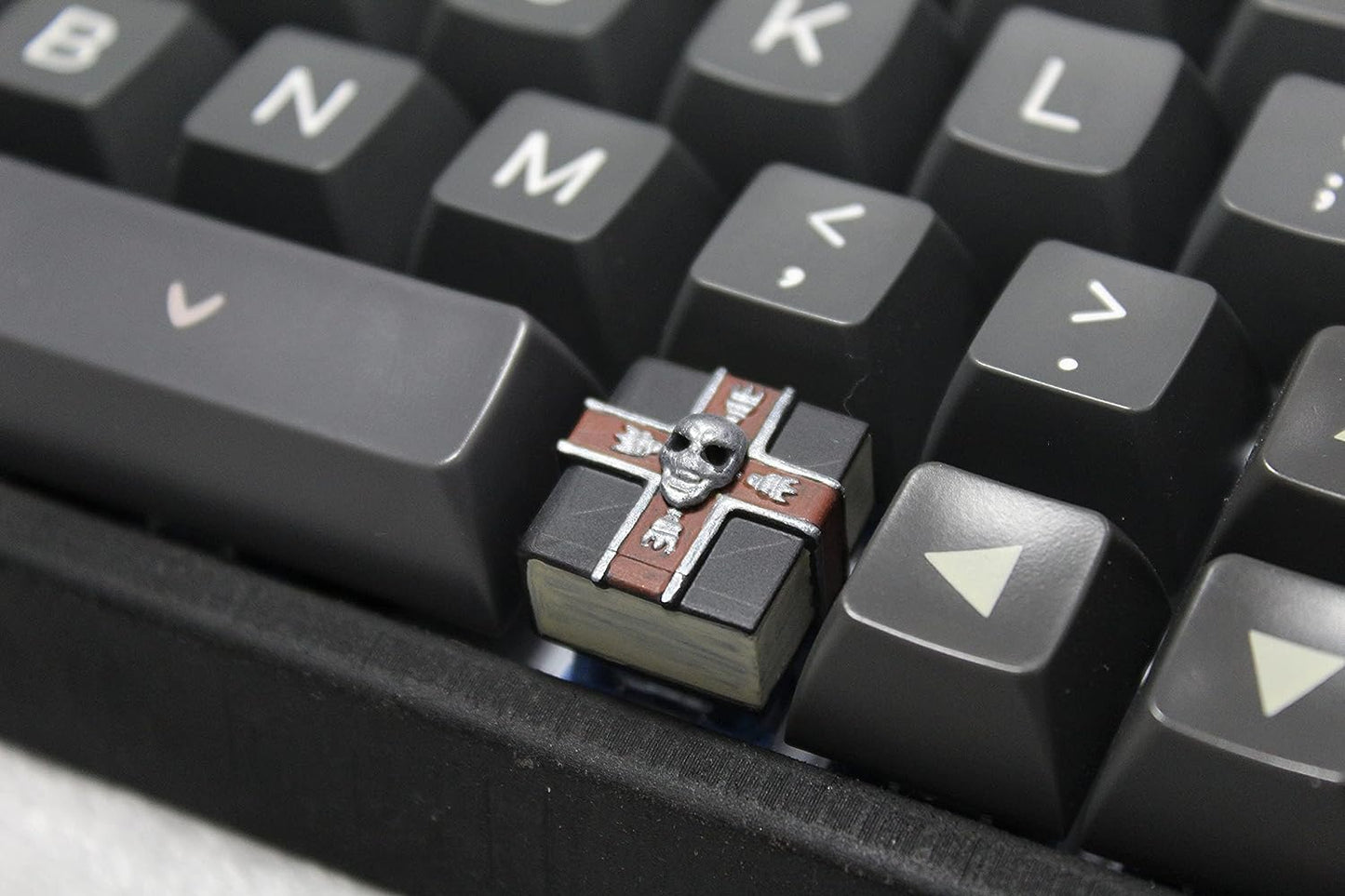 Handcrafted Necronomicon Key in Resin for MX Mechanical Keyboard, Custom Keyboard keycaps