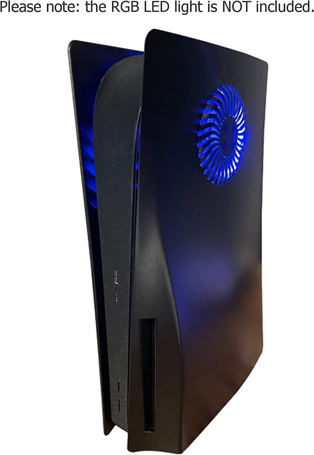 Skin placca PS5 Disc Playstation 5 compatibile, per raffreddamento, Nero