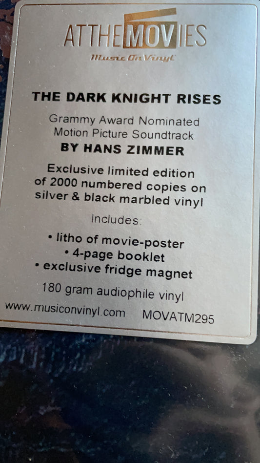 Vinyl numbered limited edition soundtrack 