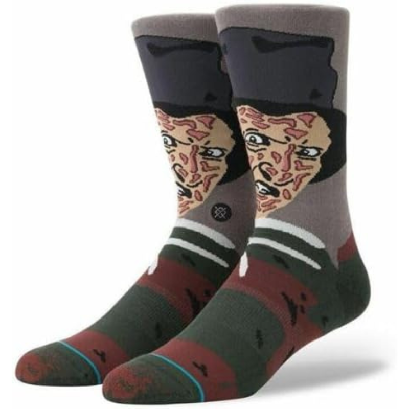 Unisex socks from the film "Nightmare" character Freddy Krueger, horror movie