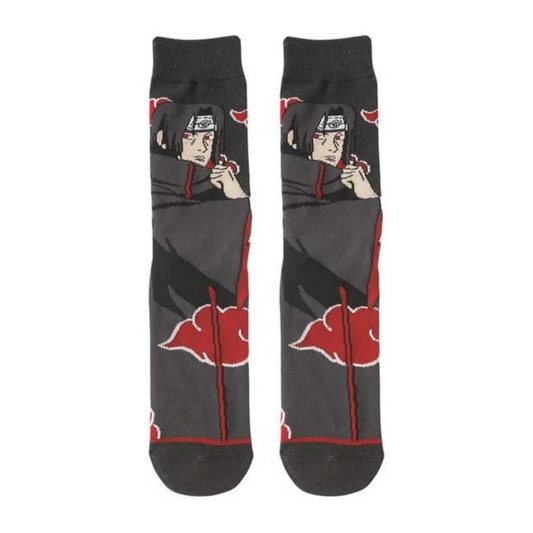 Calzini del cartone animato "Naruto" personaggio Itachi, unisex