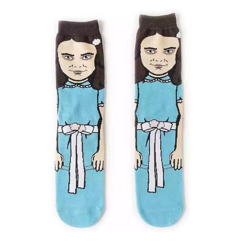 Socks from the film "The Shining" the twin girls, Horror Movie by Stanley Kubrick, unisex