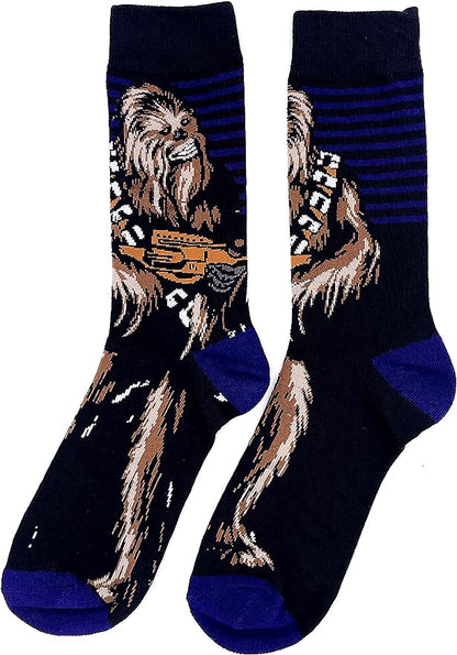 Stance Chewie Crew Socks Chewbacca Star Wars - Calzini al polpaccio marroni, Marrone, L Stance Chewie Crew Socks Chewbacca Star Wars - Calzini al polpaccio marroni, Marrone, L
