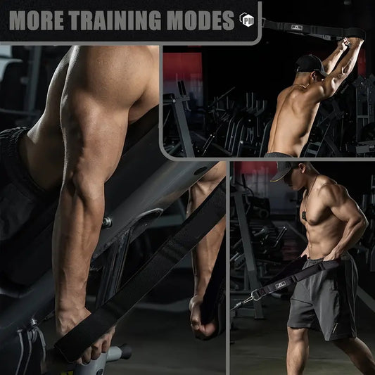 Corda per Attrezzi da Palestra Bodybuilding, Imbottita per tricipiti, Maggiore Presa, per dorsali, con Tre misurazioni, Vari Colori