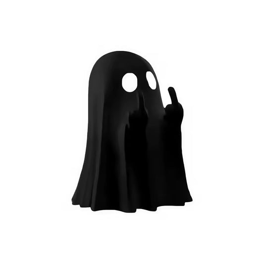 Fantasmino Decorativo F**k Dito Medio Horror per Halloween, Fantasma da scrivania poggia Penna, Scegli Il Colore