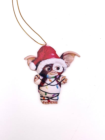 Addobbi natalizi del film Gremlins, con vari personaggi, piastre in 2d, con laccetto incluso