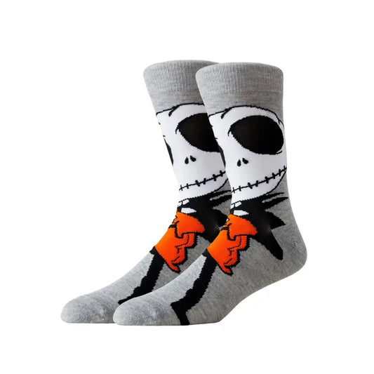 Calzini socks Jack Skeletron e Bau Bau mini, Nightmare before christmas movie film unisex cartoon