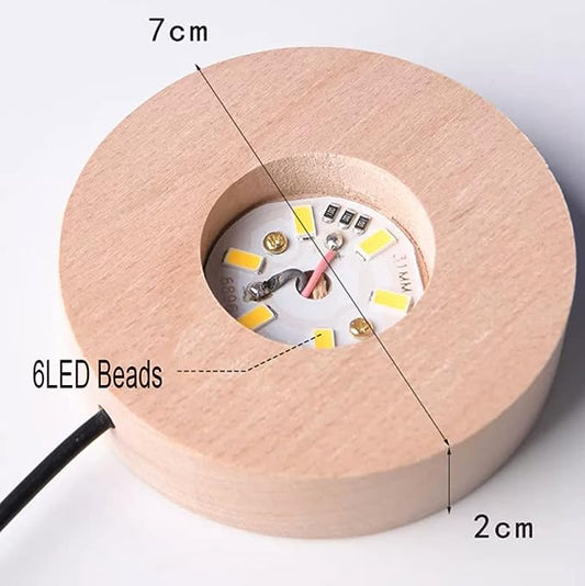 Lampada Astronauta e Sistema solare 3D sfera di cristallo grande, con base e luce a led USB, confezione regalo inclusa