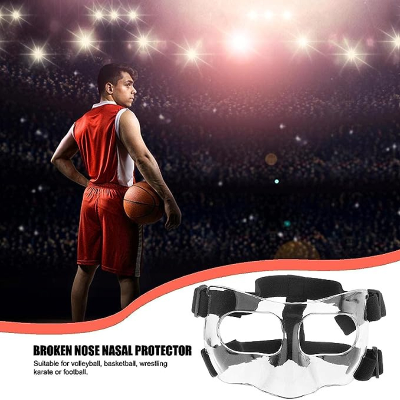 Nose Guard Polycarbonate Mask for Impact Face Protection