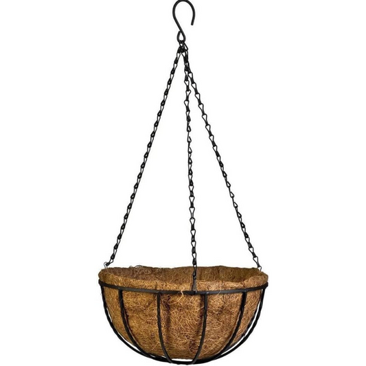 Hanging planter to hang, in coconut and iron, decorative