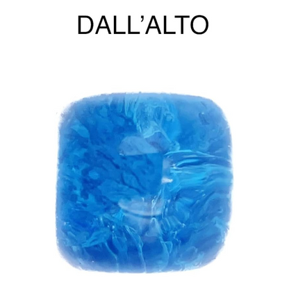 Tasto Blu Marino Astratto Artigianale in Resina per Tastiera Meccanica MX, Keyboard keycaps Personalizzato