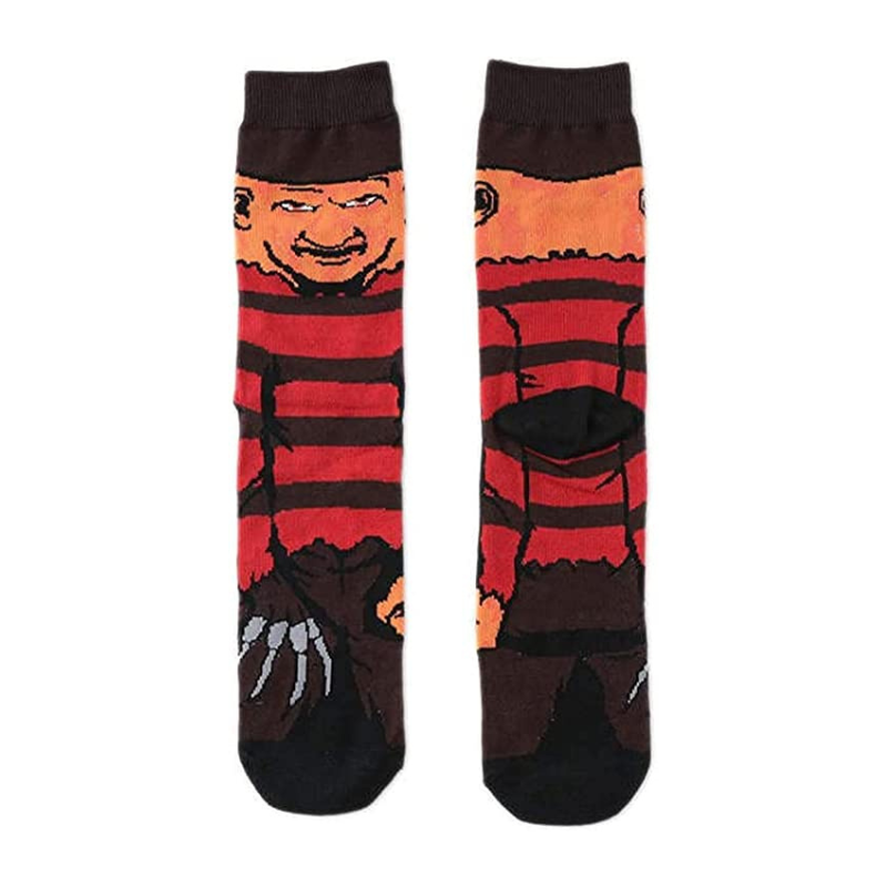Calzini del film "Nightmare" personaggio Freddy Krueger, Horror Movie Film Unisex