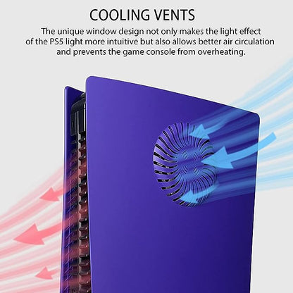 PS5 Plate Skin Disc PlayStation 5 compatible, for cooling, purple purple