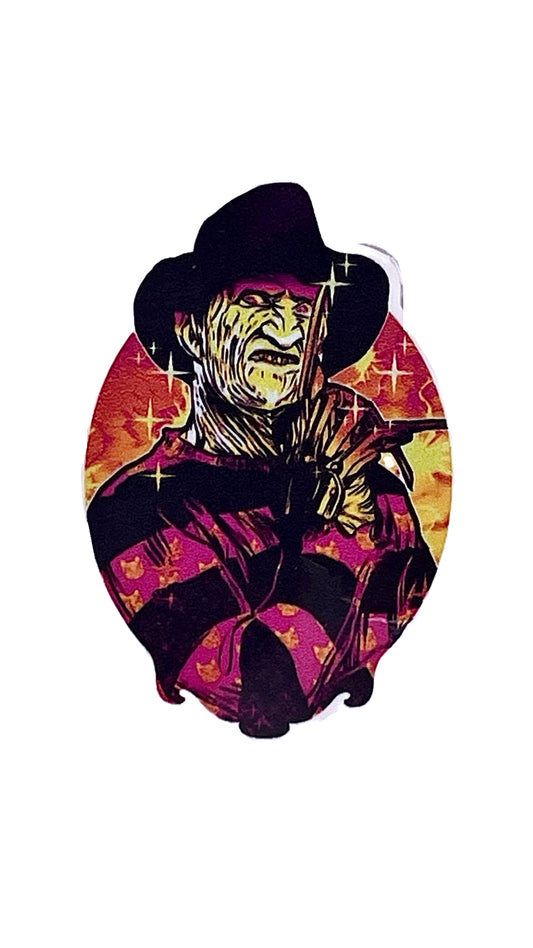 Sticker adesivo Freddy Kueger Nightmare horror cult movie di Wes Craven per auto, cover cellulare