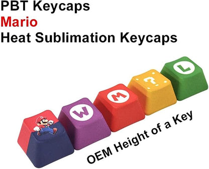 Super Mario Bros keys for MX Mechanical Keyboard, Custom Keyboard keycaps
