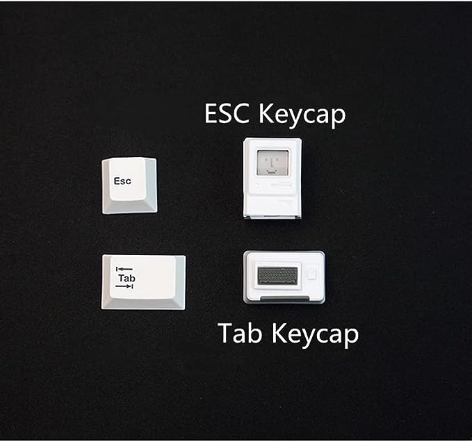 Vintage Macintosh keys for MX Mechanical Keyboard, Custom Keyboard keycaps