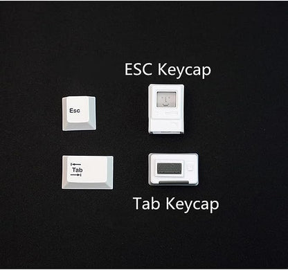 Vintage Macintosh keys for MX Mechanical Keyboard, Custom Keyboard keycaps