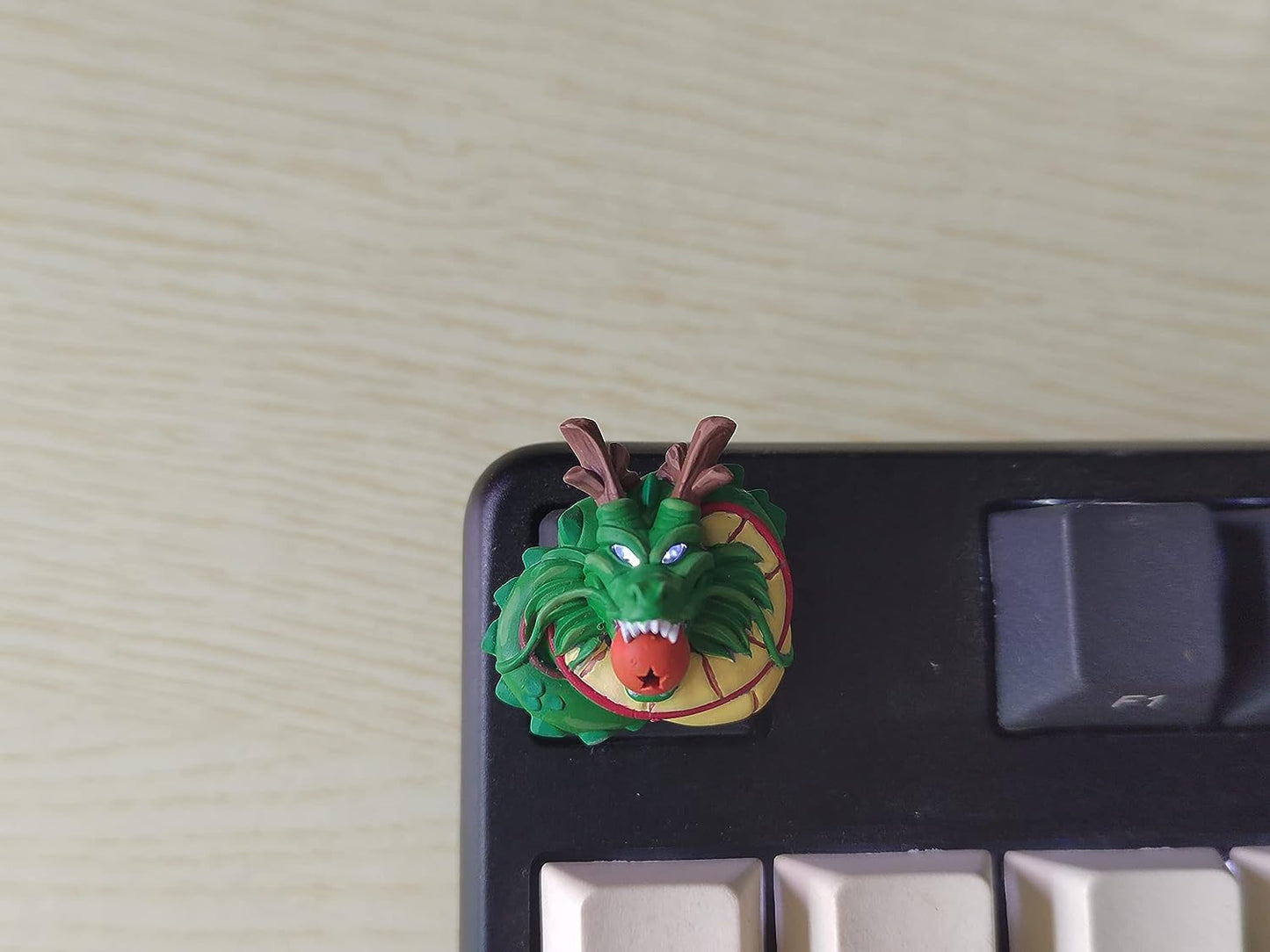 Dragon Ball key, dragon Shenron Handcrafted in Resin for MX Mechanical Keyboard, Custom Keyboard keycaps