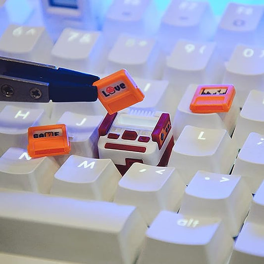 Tasto Vintage Videogame Console per Tastiera Meccanica MX, Keyboard keycaps Personalizzato