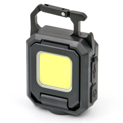 Torcia lampada led cob calamitato multiuso, triplo led portatile, pannelli apribili